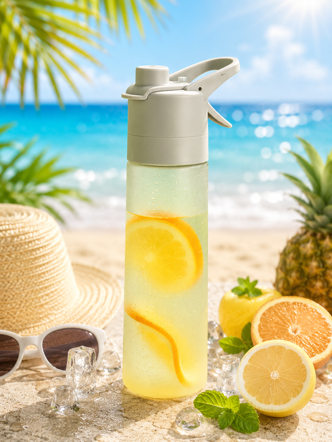 HydraMint™ Bottle – Édition Gray Summer